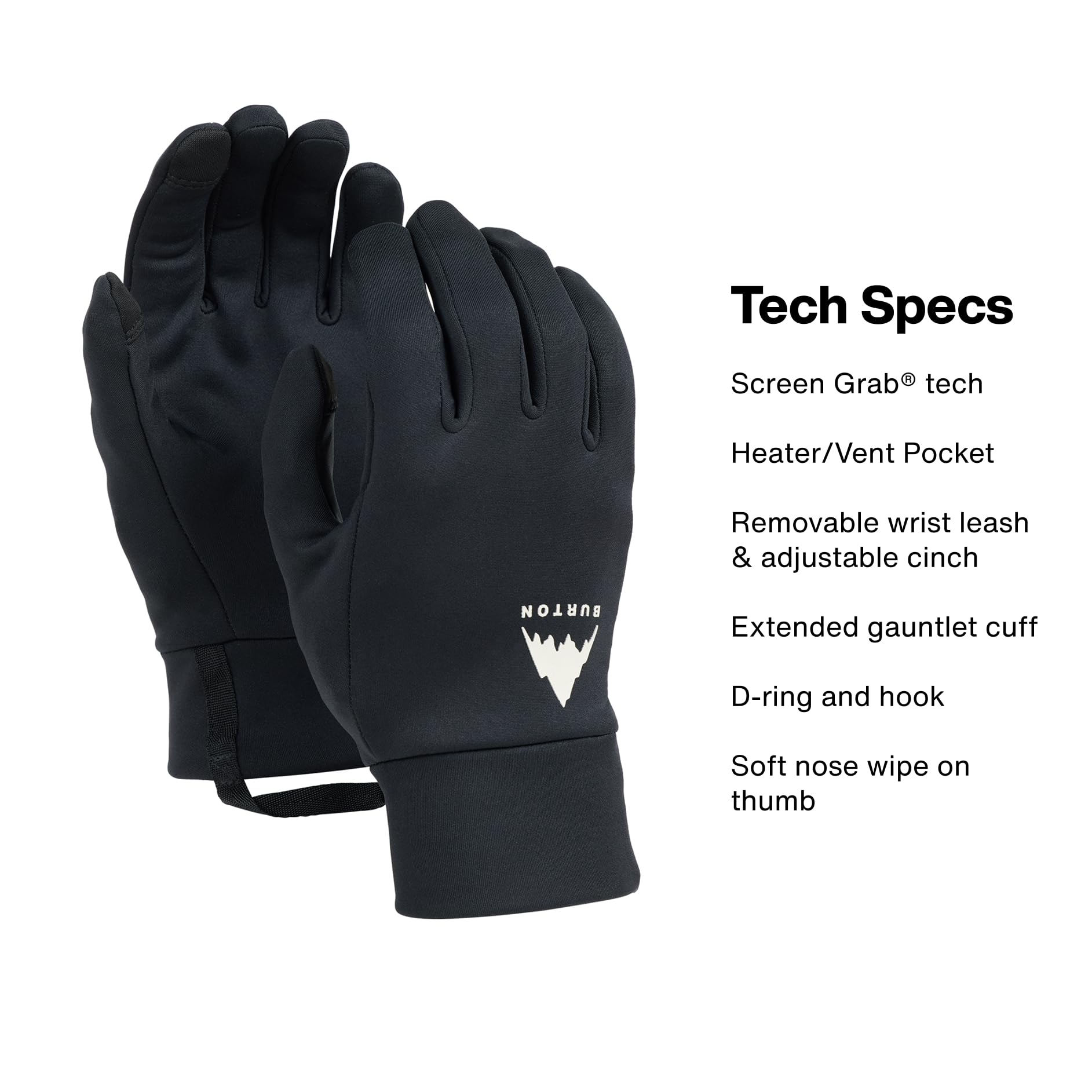 Burton Men’s Gore-TEX Insulated Gloves – Waterproof Winter Snowboard Gloves – Jake Blue, Large - Image 4