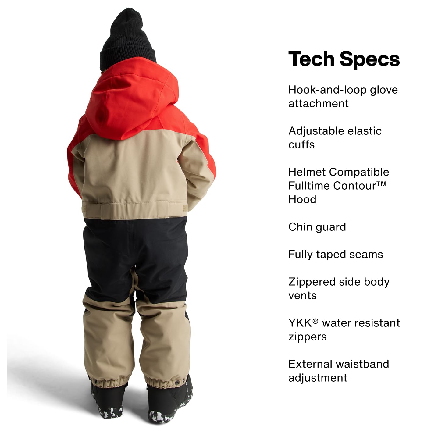 Burton Toddlers’ 2-Layer Insulated One Piece Snowsuit – Waterproof Winter Snowsuit for Boys & Girls - Image 3